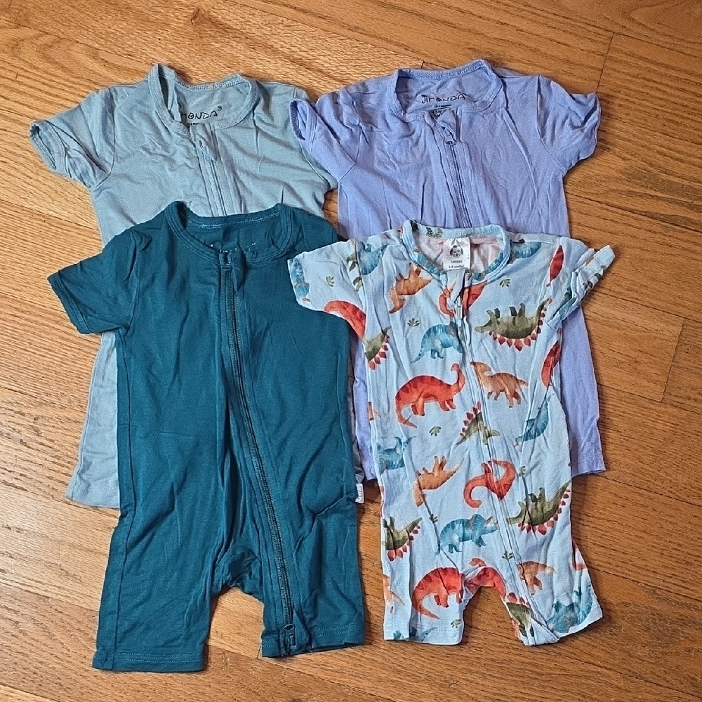 Mixed 0-3M Short PJs